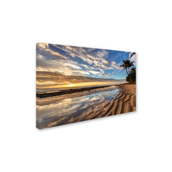 Pierre Leclerc 'Kauai Kailani Sunrise' Canvas Art,16x24